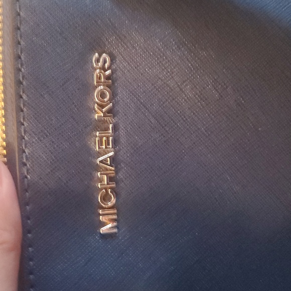 Michael Kors Navy Blue Satchel with Structured Design - Picture 8 of 8